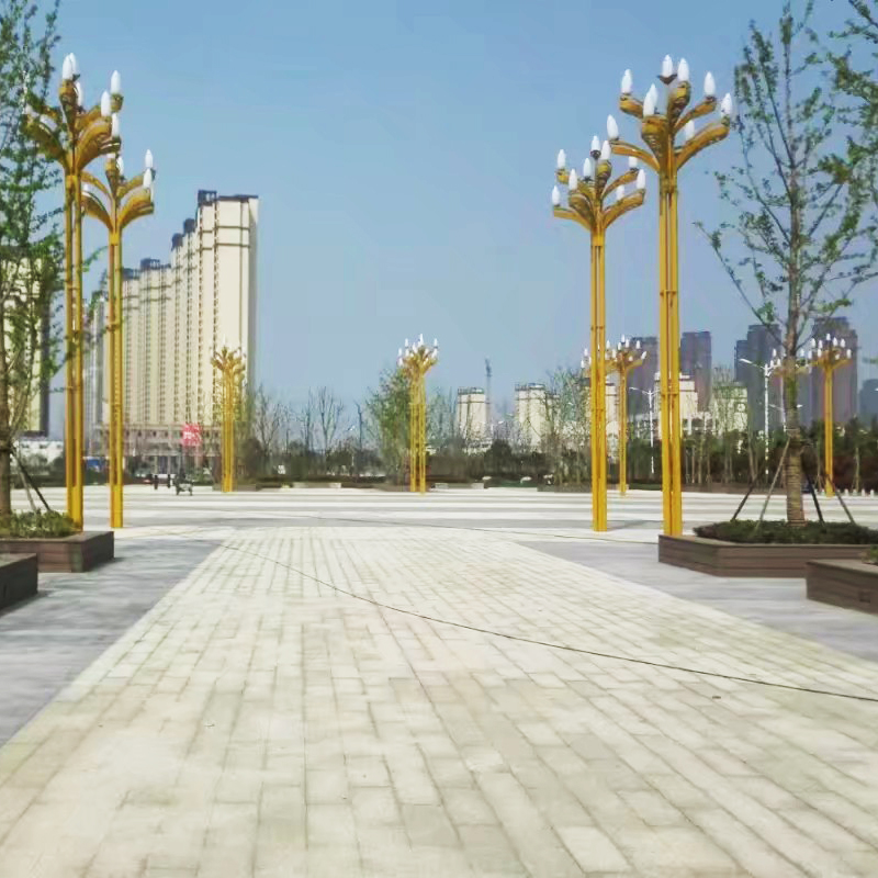 小区园建施工：小区照明亮化工程中常见的夜景照明方式